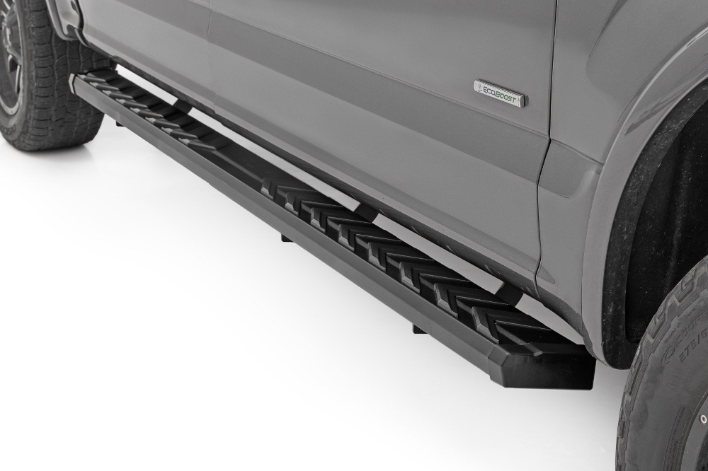 Rough Country BA2 Running Board - Side Step Bars - Ford F-150/F-250/F-350 2WD/4WD (15-25) – RCR41010A - obrazek 2