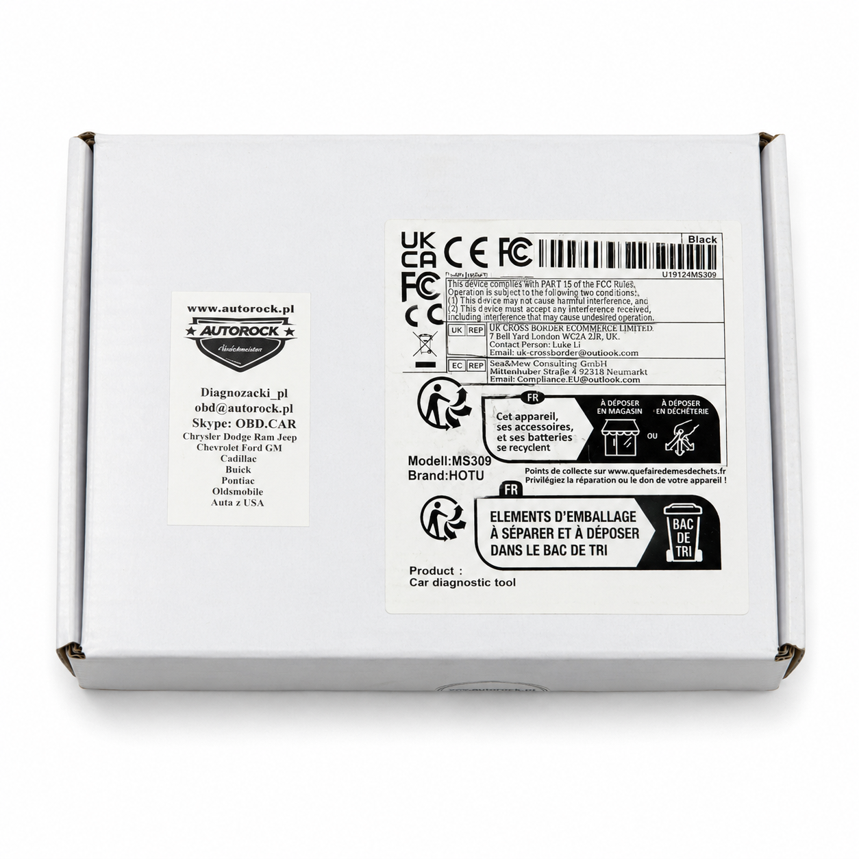 Samochodowy skaner diagnostyczny HOTU MS309 OBDII/EOBD - obrazek 3